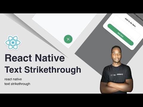 React Native text strikethrough - #clips