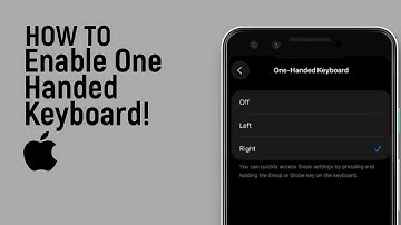How to Enable One Handed Keyboard on iPhone [easy]