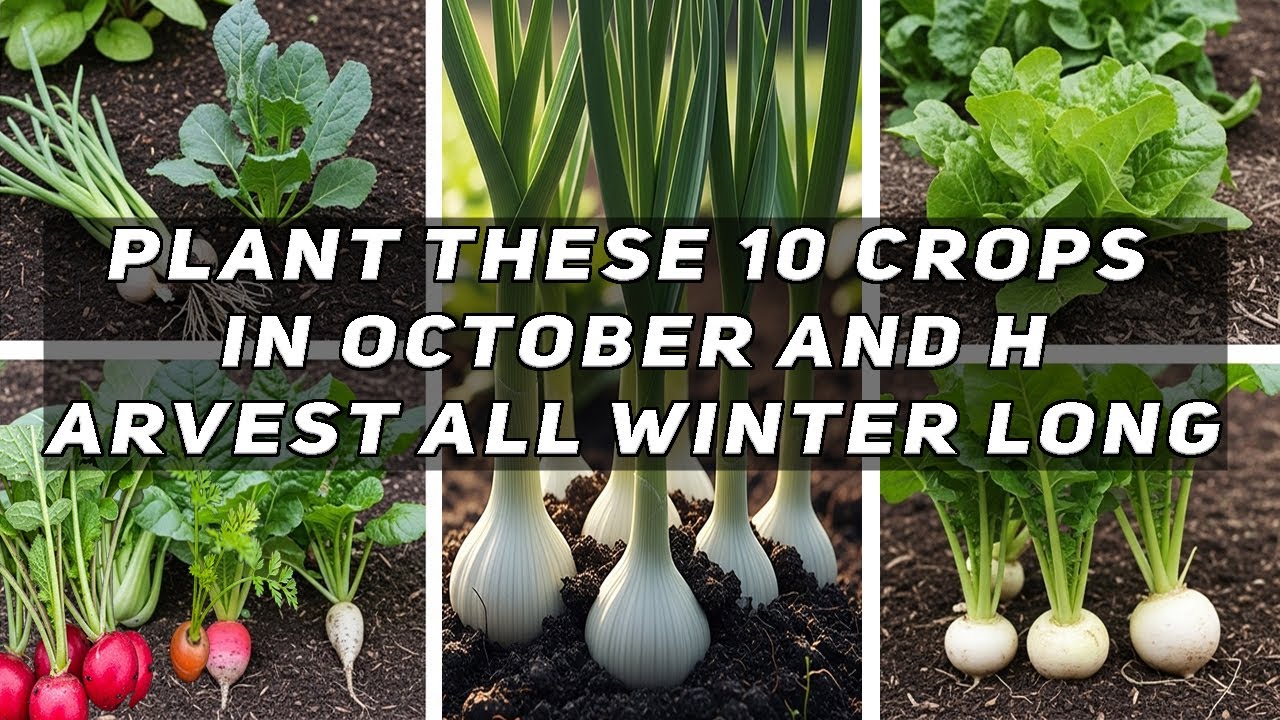 👉 Plant These 10 Crops in October and Harvest All Winter Long! - YouTube