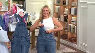 Denim & Co. Canyon Retreat Easy Stretch Overall on QVC