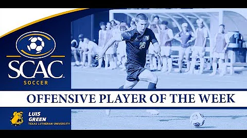 Luis Green, Texas Lutheran University, 2022 SCAC O...
