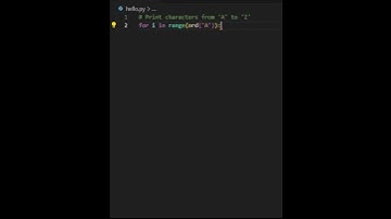 Python Basics: Print the Alphabet with chr() & ord() in 26 Seconds! 📚✨ | #Shorts #Trending #Viral
