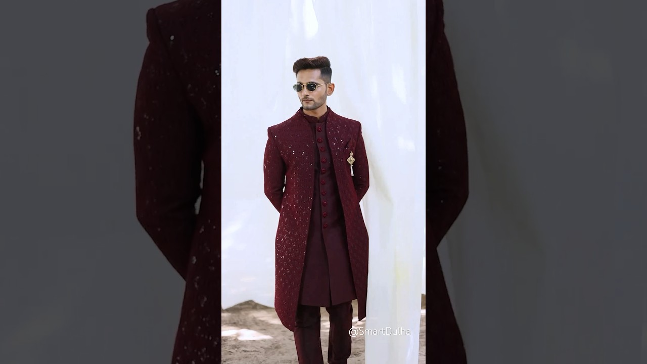 Designer double indo-western suit 