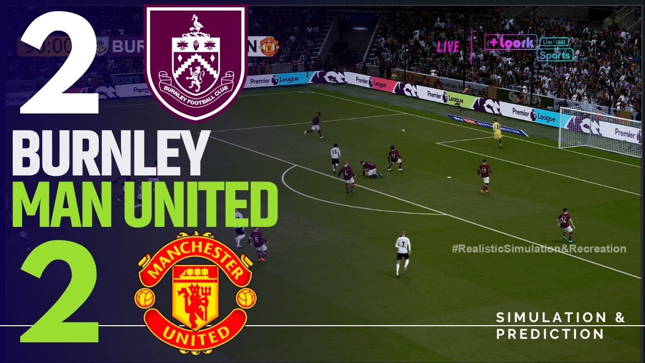 BURNLEY  2-2 MANCHESTER UNITED | PREMIER LEAGUE 2025-2026 | Match Highlights  Simulation/Recreation