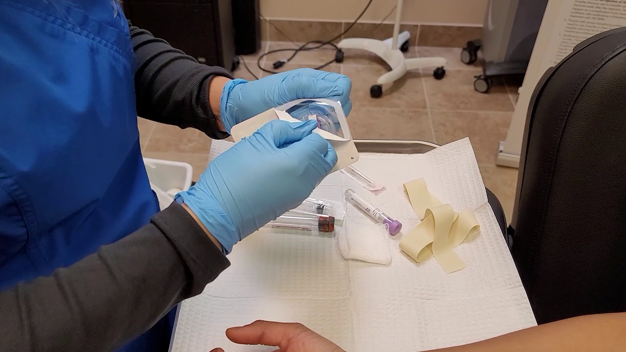 Syringe Needle Venipuncture - YouTube