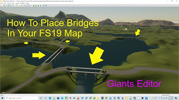 Giants Editor Map Making Tutorial Adding Bridges To My Jewels Peaceful Valley Map For FS19