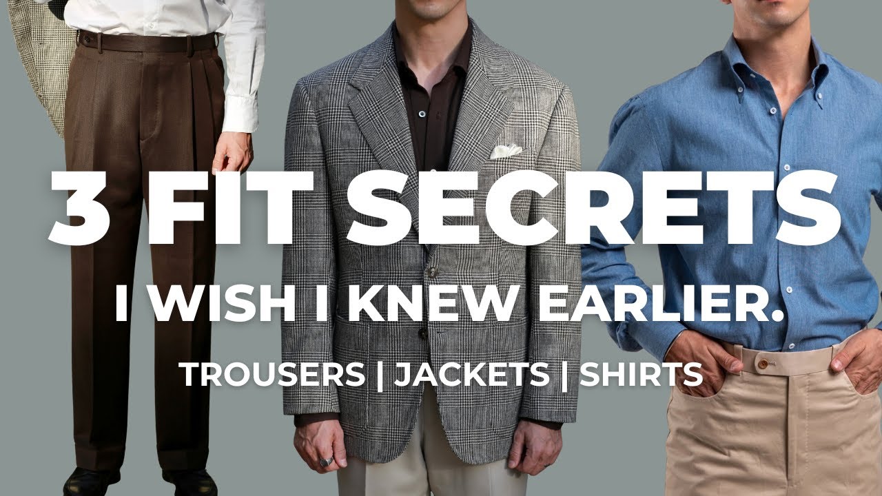 3 секрета правильной посадки мужской одежды, которые я хотел бы узнать раньше: брюки, рубашки и п...