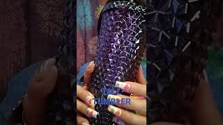 ASMR  💜 Purple Textured Tumbler 💜 #shorts