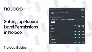 Setting up Record-Level Permission Rules in Noloco
