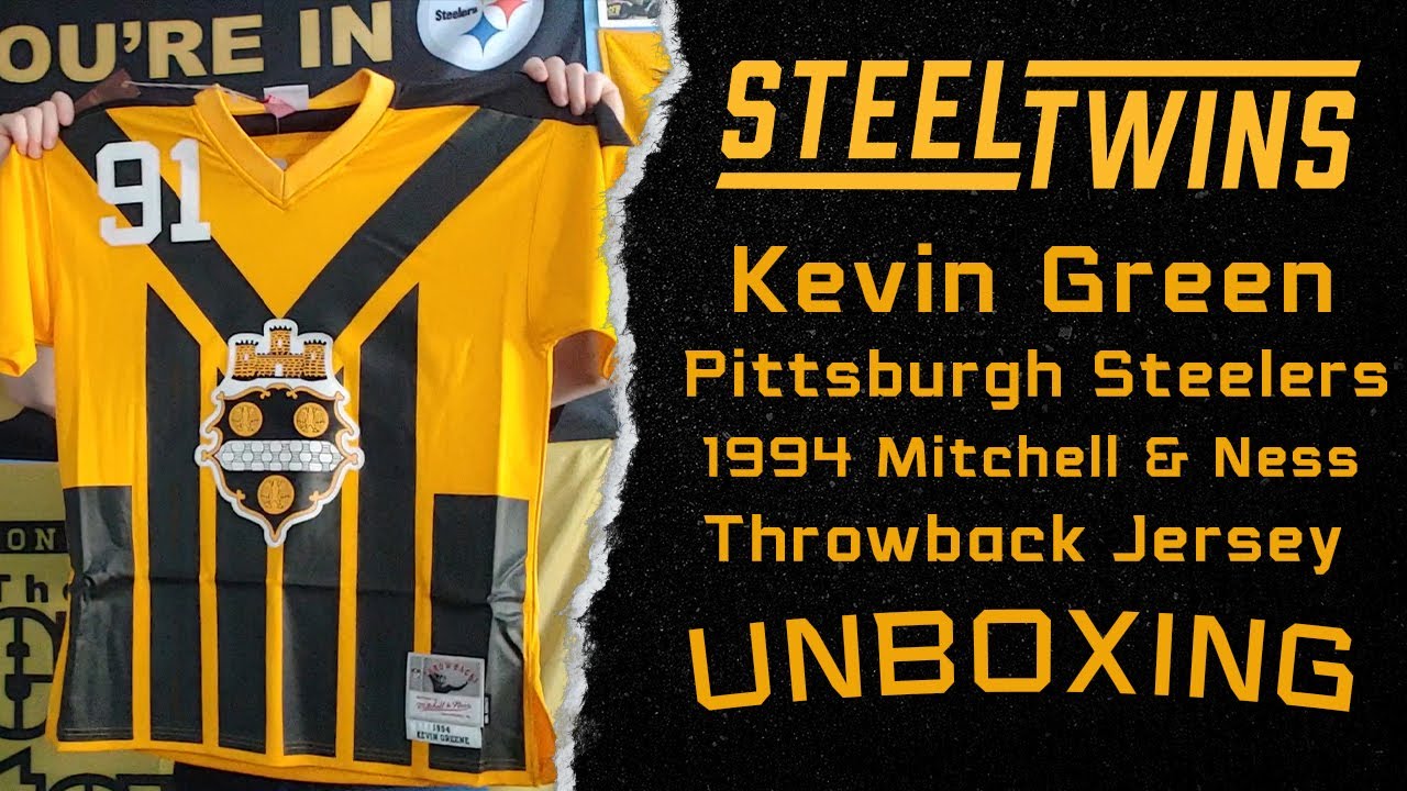Kevin Greene Pittsburgh Steelers 1994 Mitchell & Ness Throwback Jersey UNBOXING