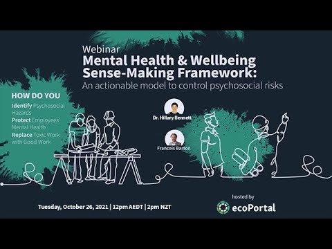 Webinar Mental Health & Wellbeing Sense-Making Framework