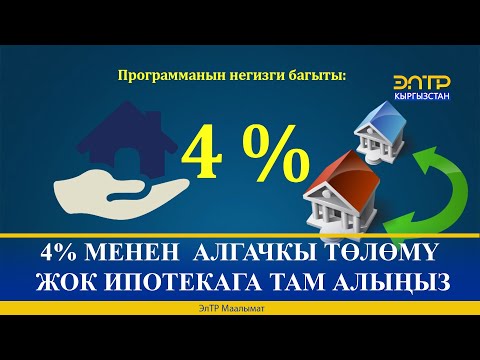 Video: Кайсы банктар ипотеканы алдын ала төлөмсүз беришет? Алгачкы төлөмсүз ипотеканы кайдан алсам болот?