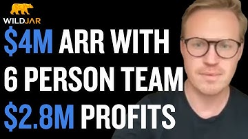Bootstrapping King: $4m ARR with 6 person team, $2.8m profits