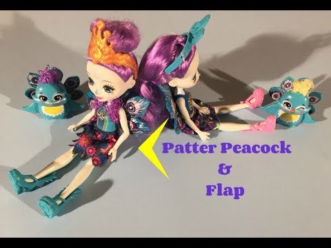 Обзор новой куклы Пэттер Павлины от Энчантималс! Patter Peacock & Flap Enchantimals. Кукла павлин!