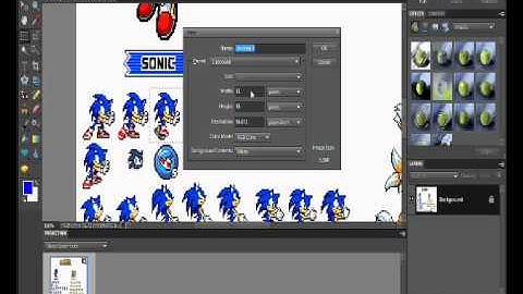 How to make animated sprites for Game Maker, using Photoshop ELEMENTS 10