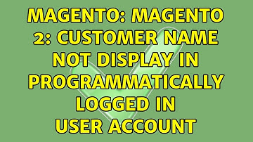 Magento: Magento 2: Customer name not display in programmatically logged in user account