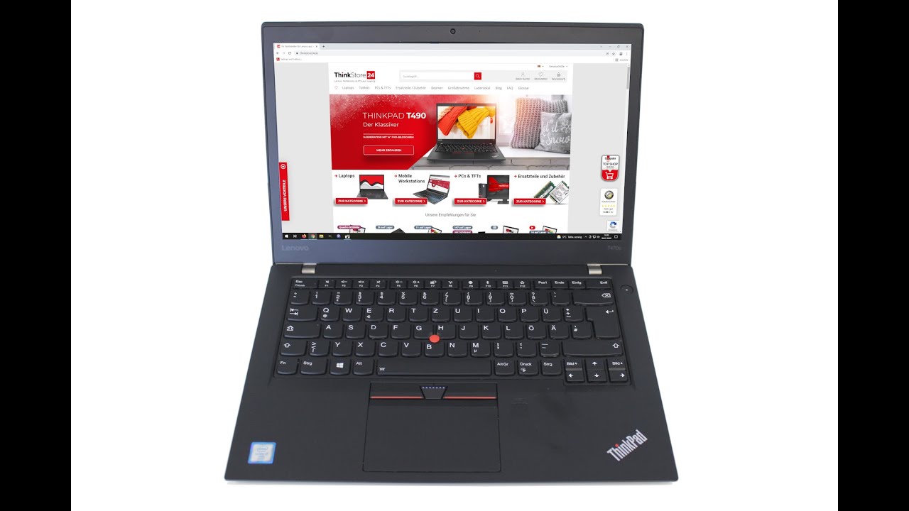 Lenovo ThinkPad T470s i7-7600U 2,80GHz 20GB RAM 512GB SSD