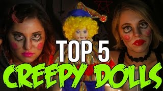 TOP 5 Creepy Dolls that Will Keep You Up At Night // Dark 5 | Snarled