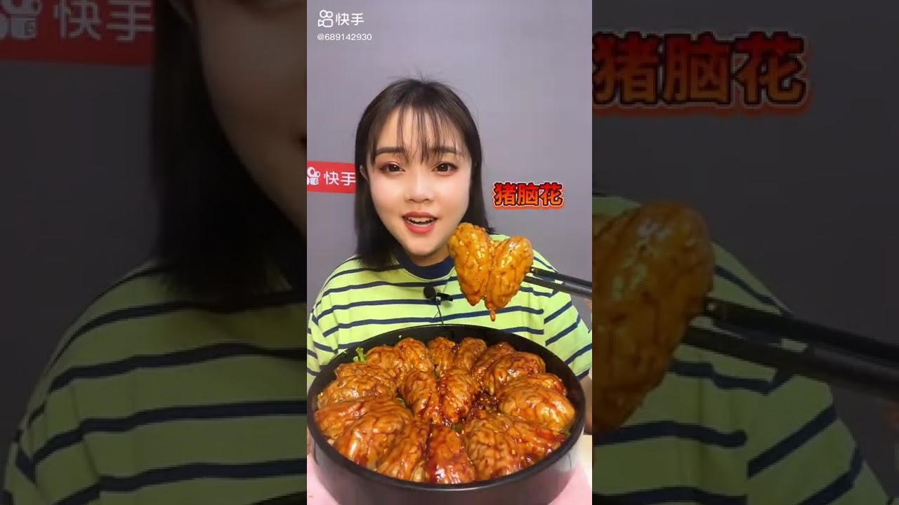 Asmr yummy spicy stew sheep brain eating - Ăn óc cừu hầm cay cực ngon