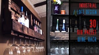 30 DIY Pallet Wine Rack Pallet projects are great ways to repurpose wood and build lots of interesting things, and this wall-mounted 