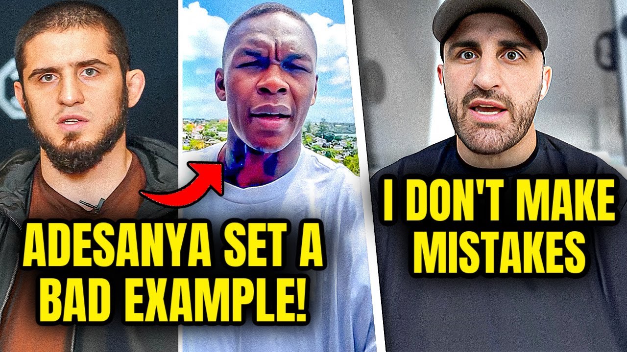 Makhachev BLASTS Adesanya In Volk INTERVIEW!  Volkanovski FIRES BACK!