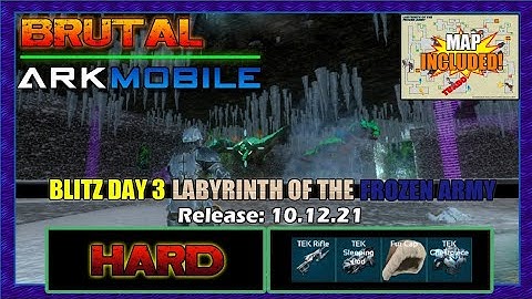 Labyrinth Of The Frozen Army|December Blitz Day 3| Hard with AsianRom3o. Dungeon Ark Mobile