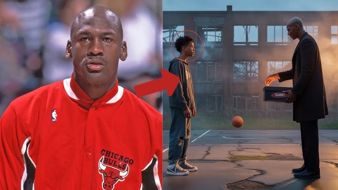 Michael Jordan Deliver Shoes to a Homeless Teen Hooper – What Happen Under  the Court Light Is Magic! - YouTube