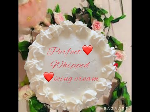 Icing for cake 🍰 2 ingredients enough for perfect fluffy icing😊please check my description 😊