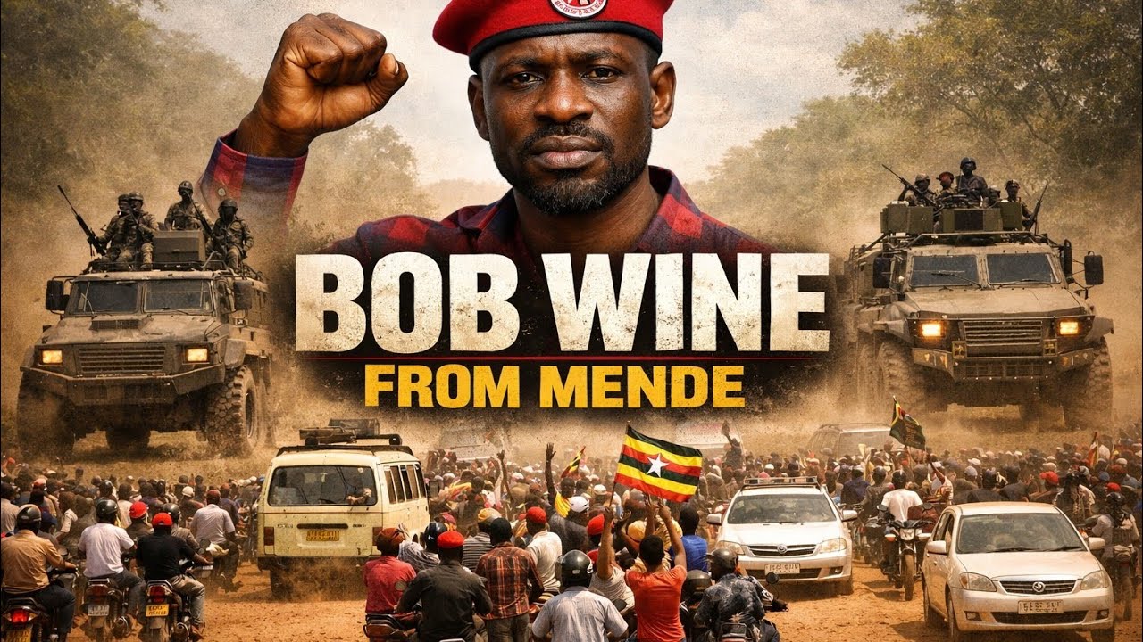 LIVE 🔴 BOB WINE UGANDA ARRIVES IN MENDE | PEOPLE’S WELCOME