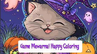 🎃✨ Mewarnai Halloween Pakai Game Happy Coloring #mewarnai #warnahasna #art  screenshot 3