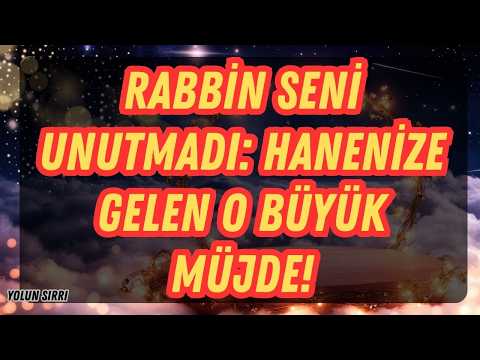 Hanenize İlahi Müjde Geliyor! Kapınız Çalınmadan Mesajı Dinleyin (Gözyaşlarınızı Tutamayacaksınız)