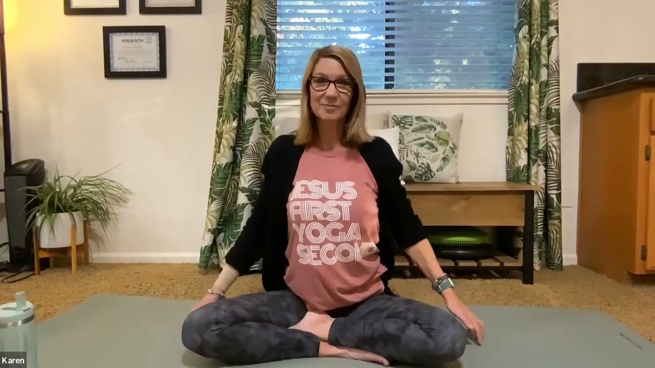 When Anxiety Won’t Let You Rest — A Christ-Centered Gentle Yoga Practice