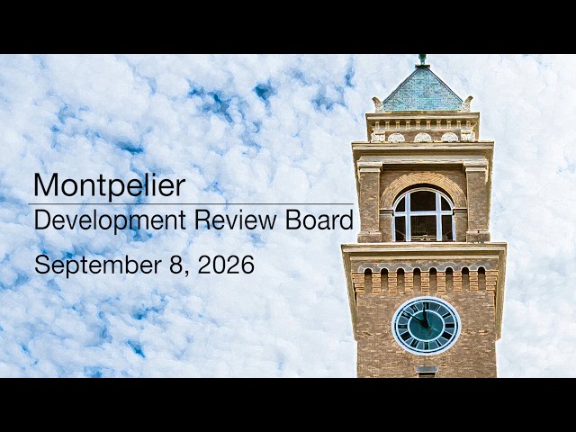 Thumbnail for Montpelier Development Review Board - September 8, 2026 [MDRB]