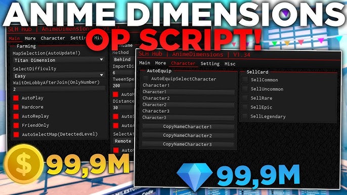 ⚡UPDATE] Anime Dimensions Simulator Script GUI Hack, Auto Farm + Instant  Win