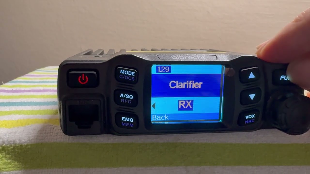 Функции меню Albrecht AE 5900