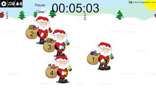 8 Minute Santa Race Timer