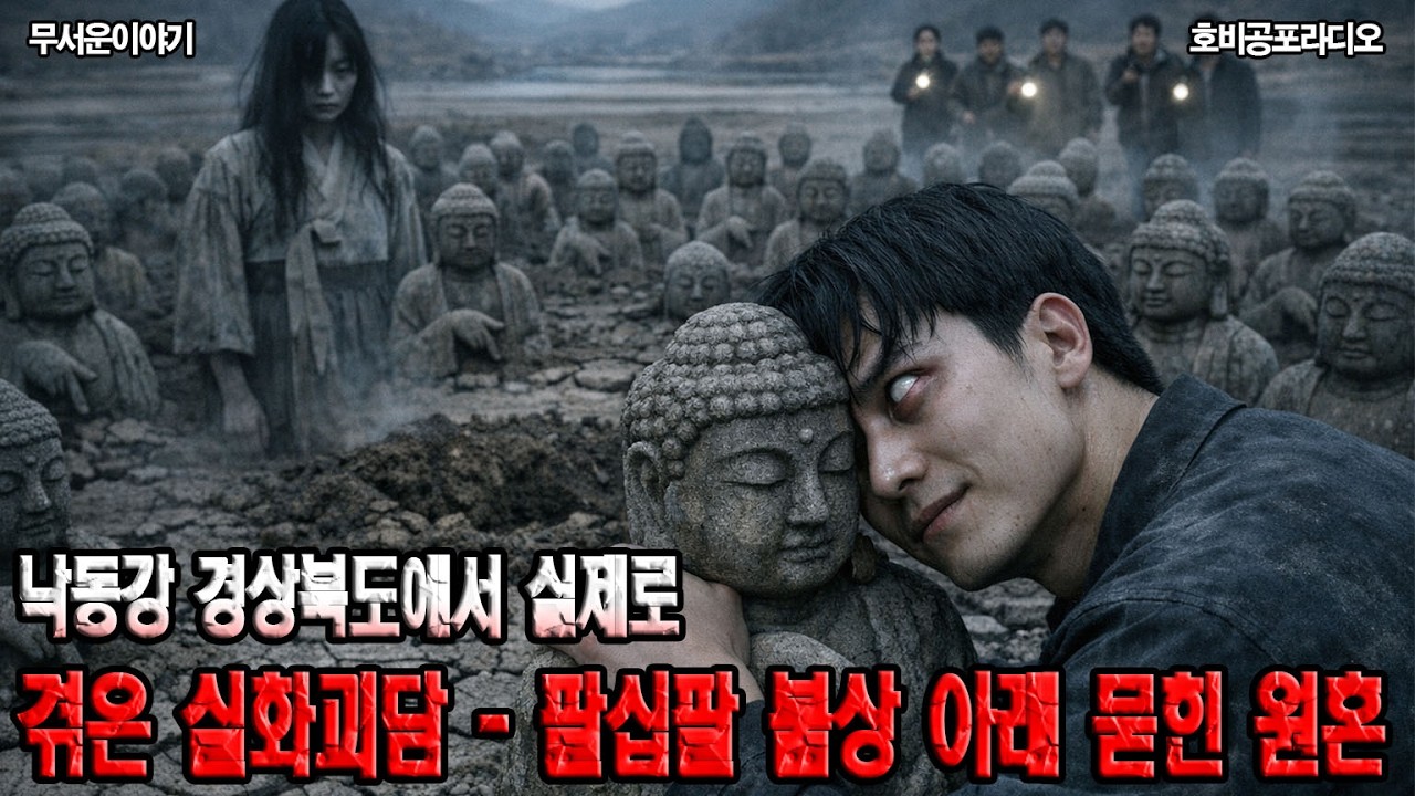 낙동강 경상북도에서 실제로 겪은 실화괴담 - 팔십팔 불상 아래 묻힌 원혼ㅣ무서운 이야기ㅣ괴담ㅣ공포툰ㅣ공포썰