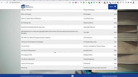 Object Document Mapper MongoEngine 2 of 3