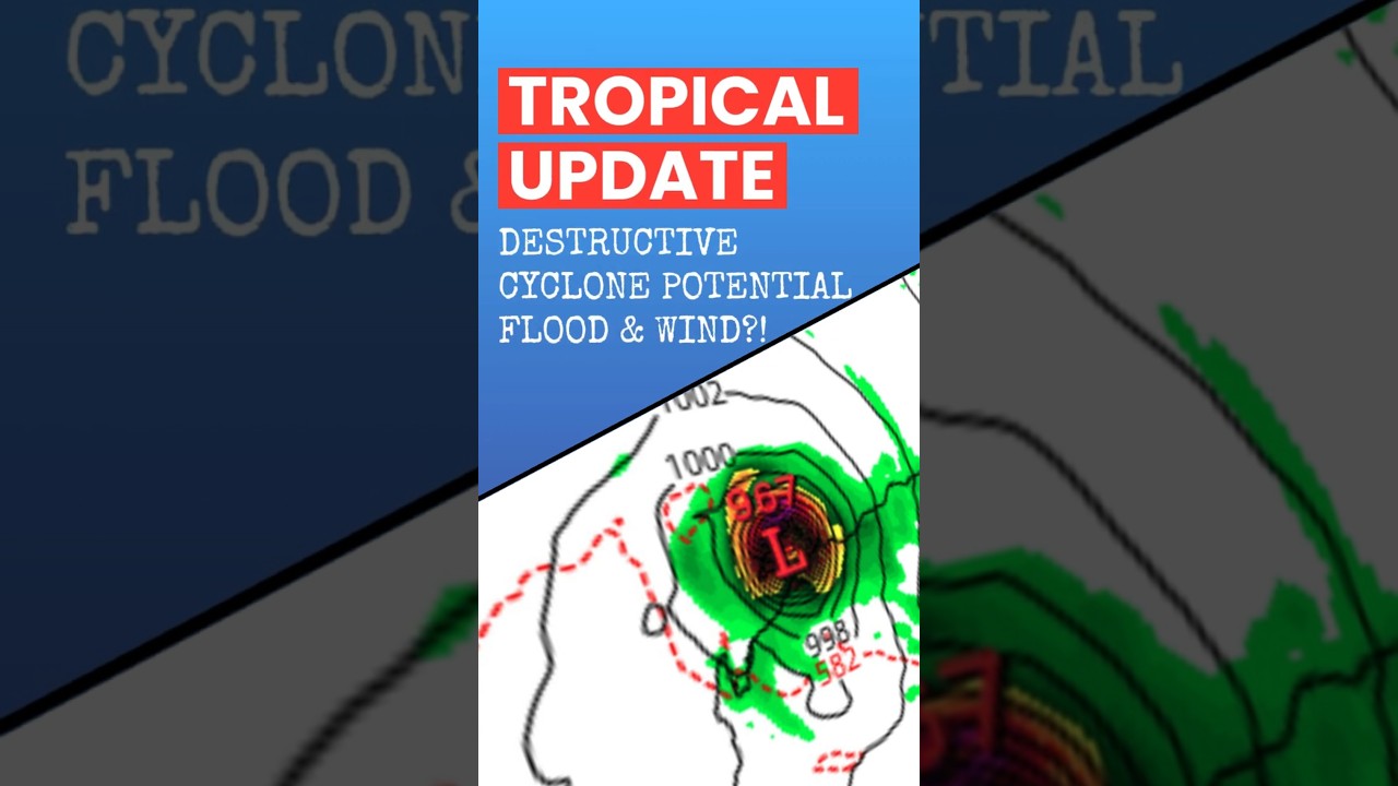 Strong & Dangerous Cyclone Impact Likely (Mitchell)...  #weather #australia #cyclone