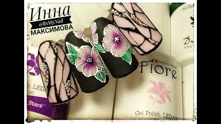 🌸 ЦВЕТЫ на ногтях 🌸 гель лак FIORE 🌸 СТРАЗЫ на ногтях 🌸 Дизайн ногтей гель лаком 🌸 🌸 ЦВЕТЫ на ногтях 🌸 гель лак FIORE 🌸 СТРАЗЫ на ногтях 🌸 Дизайн ногтей гель лаком 🌸