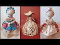 Amazing & beautiful jute craft doll || how to decorate doll from jute rope || jute craft ideas