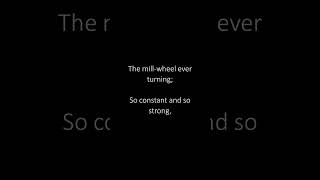 The mill wheel sung #shorts #music #oldmusic #publicdomainmusic