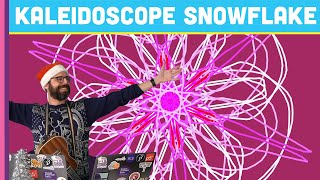 Coding Challenge #155: Kaleidoscope Snowflake Design screenshot 3