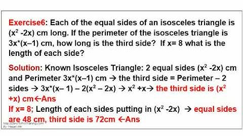 Grade 9 Math - Segment 3 Unit 3 – Extending Algebraic Skills