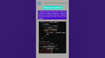 Debounce function in javascript #coding  #interview #programming #javascript #shorts #abha_haripriya