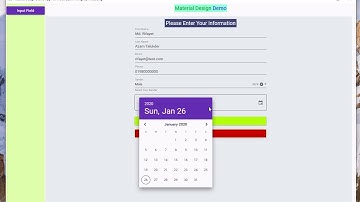 WPF Material Design Simple Application Demo