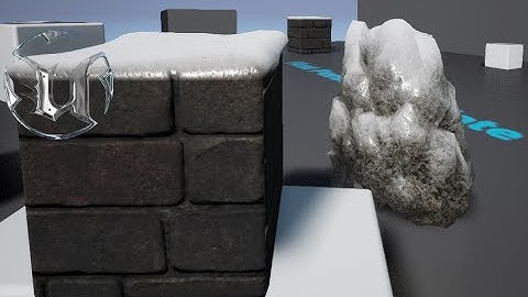 Tessellated snow material - Unreal 4