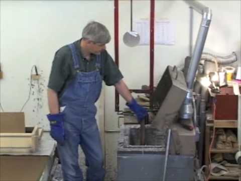 Pipe Making Part 1: Casting Metal - Pouring and Pr...