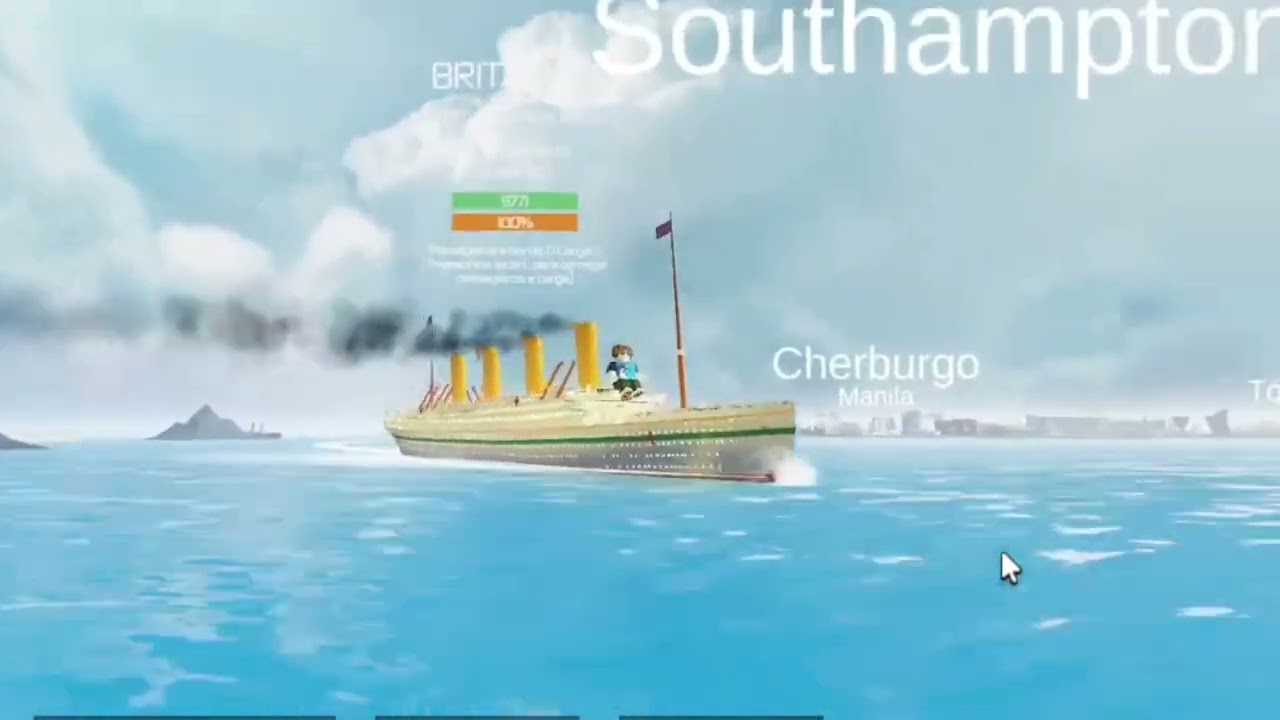The journey of the HMHS Britannic - Tiny Sailor World (Roblox)