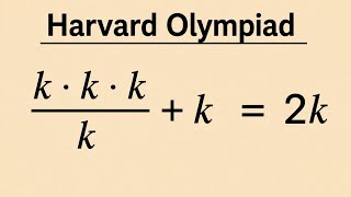 Only 2% solved this nice algebra equation: find k!